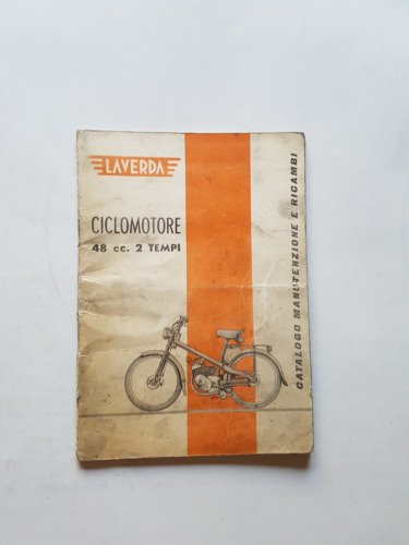 Laverda 48 2 tempi 1964 manuale uso manutenzione + catalogo …