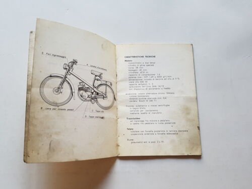 Laverda 48 2 tempi 1964 manuale uso manutenzione + catalogo …
