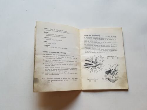 Laverda 48 2 tempi 1964 manuale uso manutenzione + catalogo …