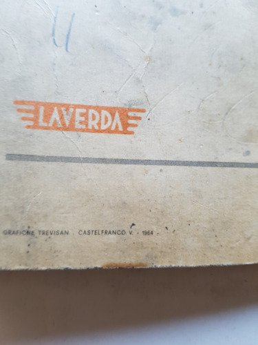 Laverda 48 2 tempi 1964 manuale uso manutenzione + catalogo …