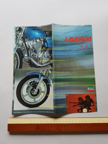 Laverda 500 1977 depliant italiano originale