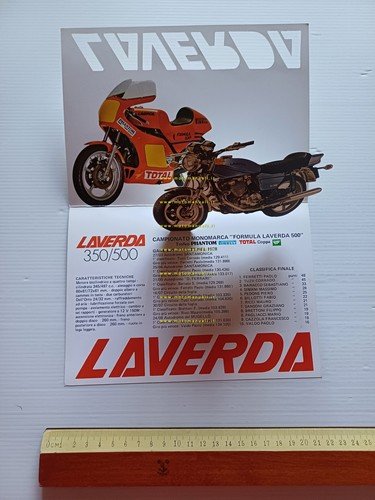 Laverda 500 Formula - 500-350 depliant italiano originale