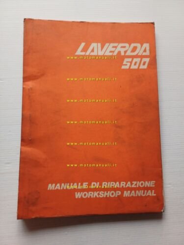 Laverda 500 manuale officina riparazione originale italiano inglese