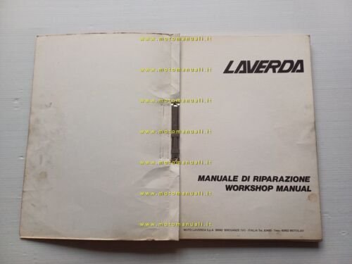 Laverda 500 manuale officina riparazione originale italiano inglese