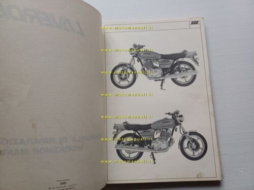 Laverda 500 manuale officina riparazione originale italiano inglese