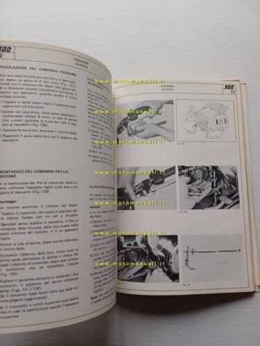 Laverda 500 manuale officina riparazione originale italiano inglese