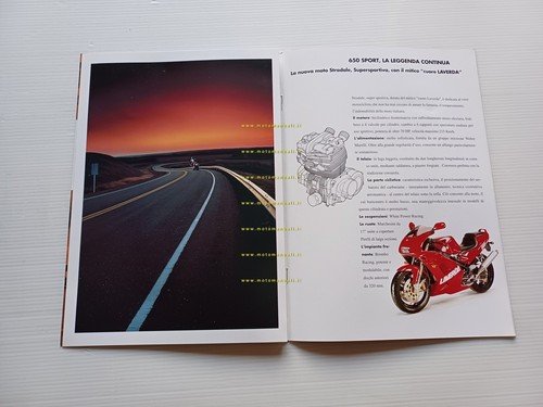 Laverda 650 Sport 1995 depliant italiano originale