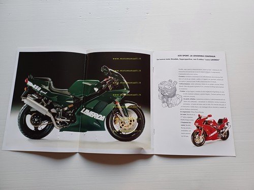 Laverda 650 Sport 1995 depliant italiano originale