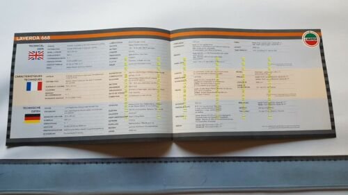 Laverda 668 1995 depliant moto originale brochure