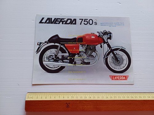 Laverda 750 S 1970 depliant originale ITALIANO