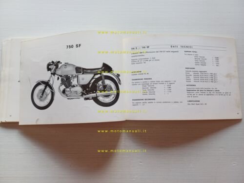 Laverda 750 SF - GT 1972 manuale uso manutenzione + …