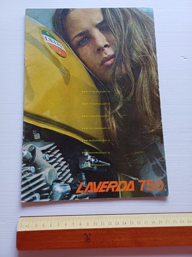 Laverda 750 SF 1970 depliant originale ITALIANO