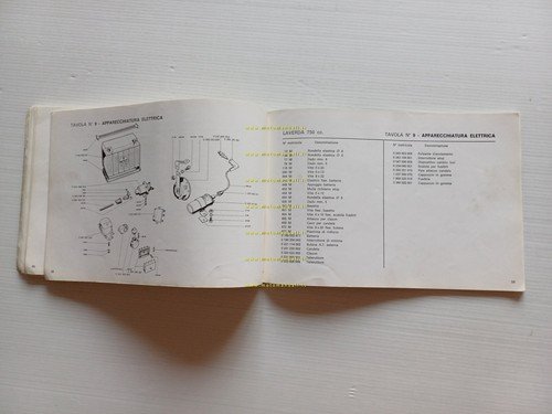 Laverda 750 SF-750 GT 1971 manuale uso manutenzione + catalogo …