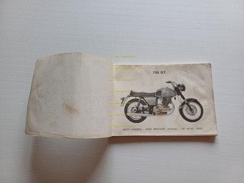 Laverda 750 SF-750 GT 1971 manuale uso manutenzione + catalogo …