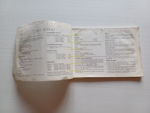 Laverda 750 SF-750 GT 1971 manuale uso manutenzione + catalogo …