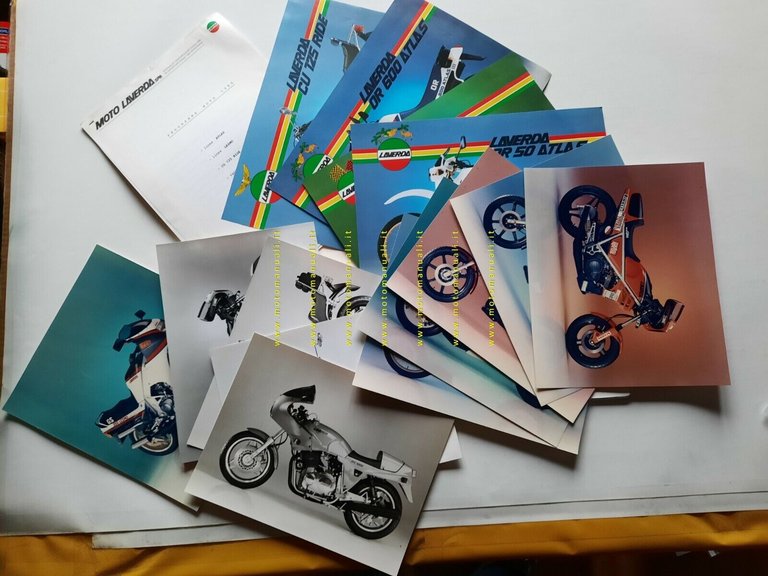 Laverda cartella stampa 1986 originale genuine press kit