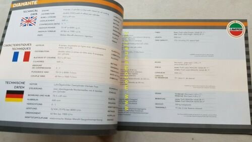 Laverda Diamante 668 depliant originale moto brochure