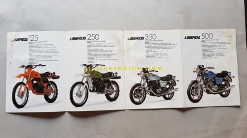 Laverda gamma moto modelli 1978 depliant originale motorcycle brochure