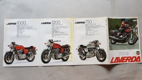 Laverda gamma moto modelli 1978 depliant originale motorcycle brochure