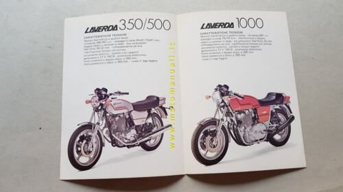 Laverda gamma moto modelli 1981 depliant originale italiano