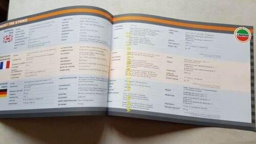 Laverda Ghost 750 Strike depliant originale moto brochure