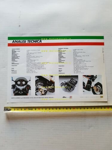 Laverda GS 125 Lesmo depliant originale moto brochure