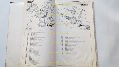 Laverda Laverdino 49 4T Turismo - Lusso catalogo ricambi originale