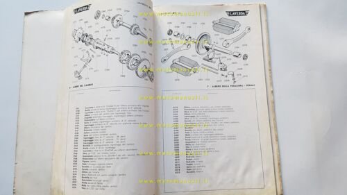 Laverda Laverdino 49 4T Turismo - Lusso catalogo ricambi originale