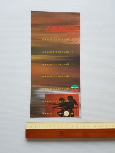 Laverda LH 125 motore Husqvarna 1976 depliant italiano originale