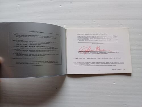 Laverda OR 50 Atlas 1986 manuale uso manutenzione libretto istruzioni …