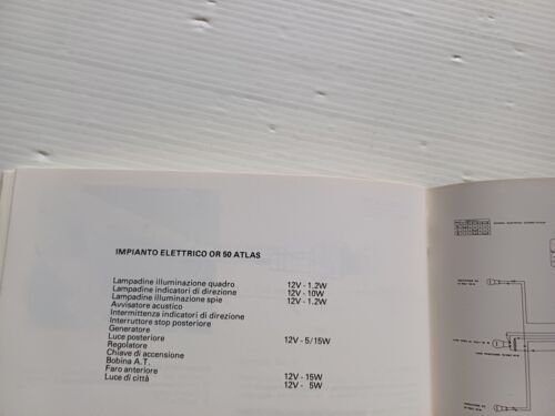 Laverda OR 50 Atlas 1986 manuale uso manutenzione libretto istruzioni …