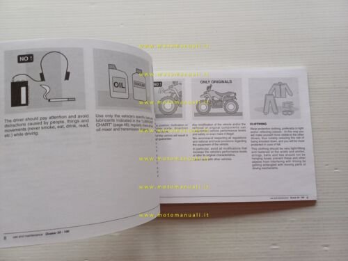 Laverda Quasar 50 - 100 Quad 2002-03 manuale uso manutenzione …