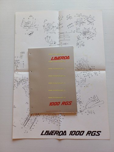 Laverda RGS 1000 1982 catalogo ricambi originale spare parts catalogue