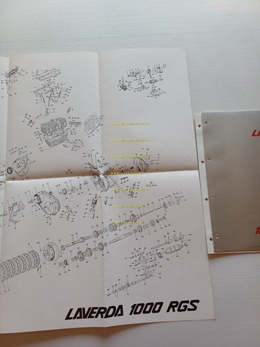 Laverda RGS 1000 1982 catalogo ricambi originale spare parts catalogue