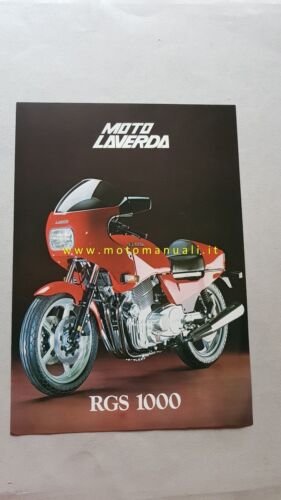 Laverda RGS 1000 moto depliant originale motorcycle brochure