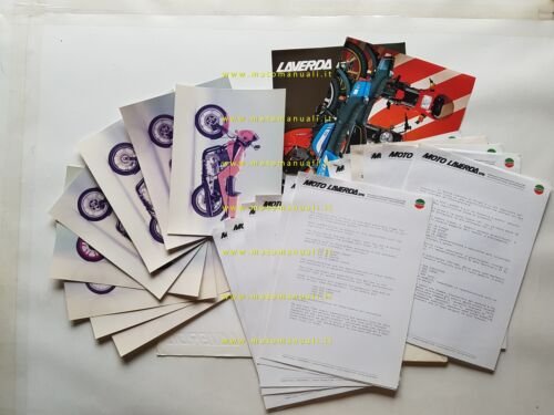 Laverda salone Milano 1984 cartella stampa 125 LB 1000 RGS …