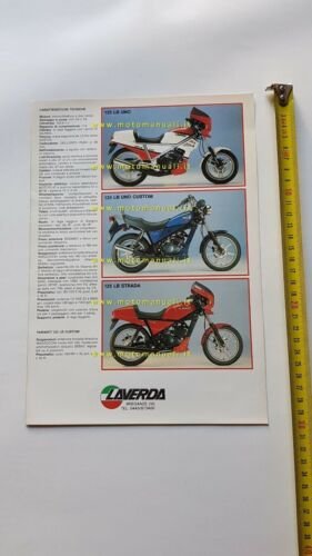 Laverda serie 125 LB depliant originale motorcycle brochure