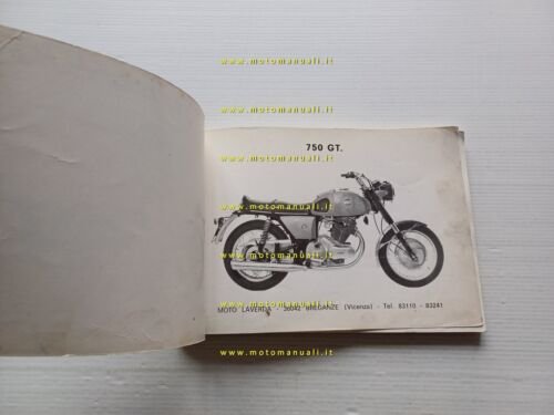 Laverda 750 SF - GT 1972 manuale uso + CATALOGO …