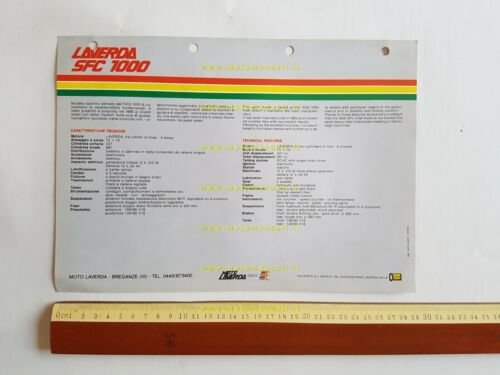 Laverda SFC 1000 1985 depliant originale