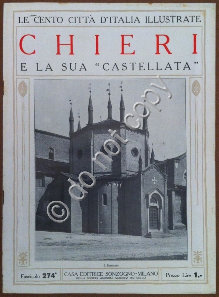 Le cento citt d'Italia illustrate - n 274 - Chieri …