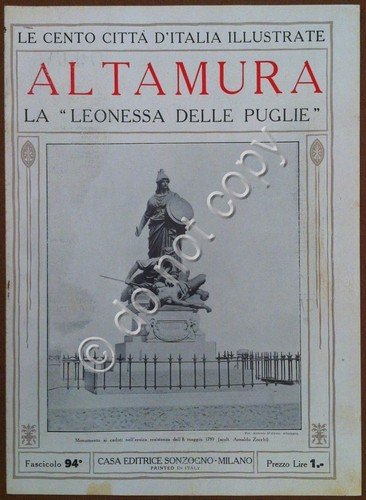 Le cento città d'Italia illustrate - n° 94 - Altamura … | Immagine principale