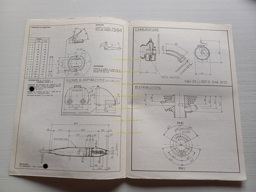 Legnano 50 Cross 4V 1972 Facsimile originale scheda omologazione DGM …