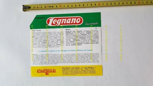 Legnano 50 Saxonette anni 60 depliant originale italiano