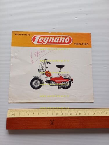 Legnano 50 Tiko-Tiko anni 60 depliant originale italiano