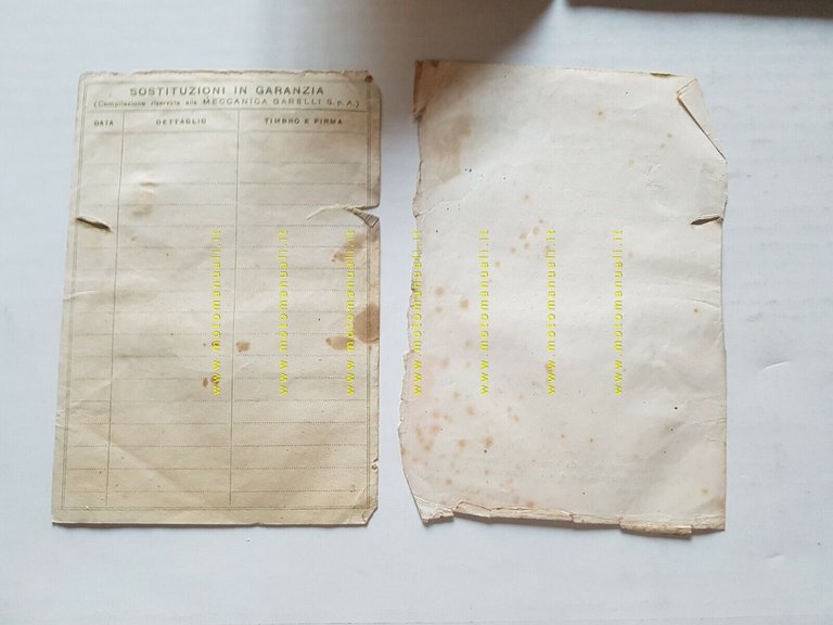 Legnano Mosquito 49 1953 manuale uso originale italiano owner's manual