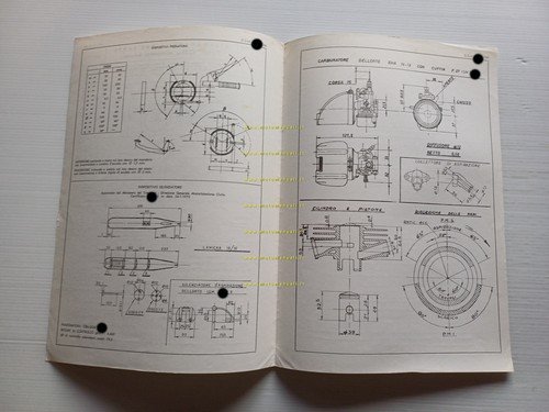 LEM 50 Chembol Radial 1975 Facsimile originale scheda omologazione DGM …