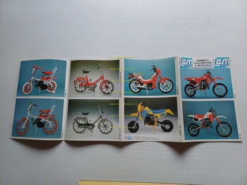 LEM produzione minimoto ciclomotori anni 90 depliant italiano originale