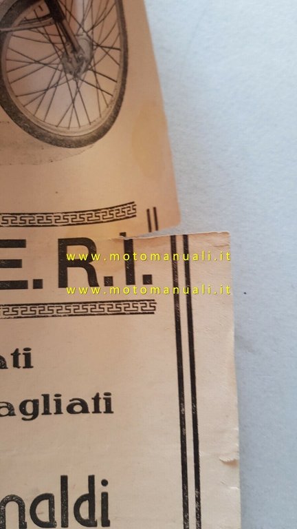 Leri 50 ciclomotore anni 50 depliant ITALIANO originale brochure