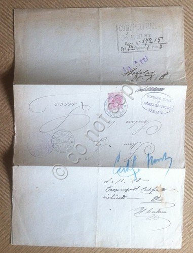 Lettera Autografa del Sindaco di Villa Basilico al Sindaco di … | Immagine principale