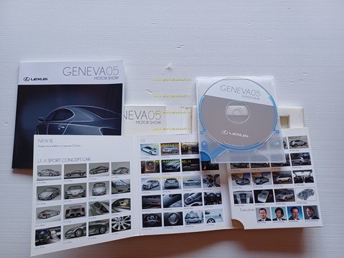 Lexus Salone Ginevra 2005 Lexus IS - LF-A cartella stampa …